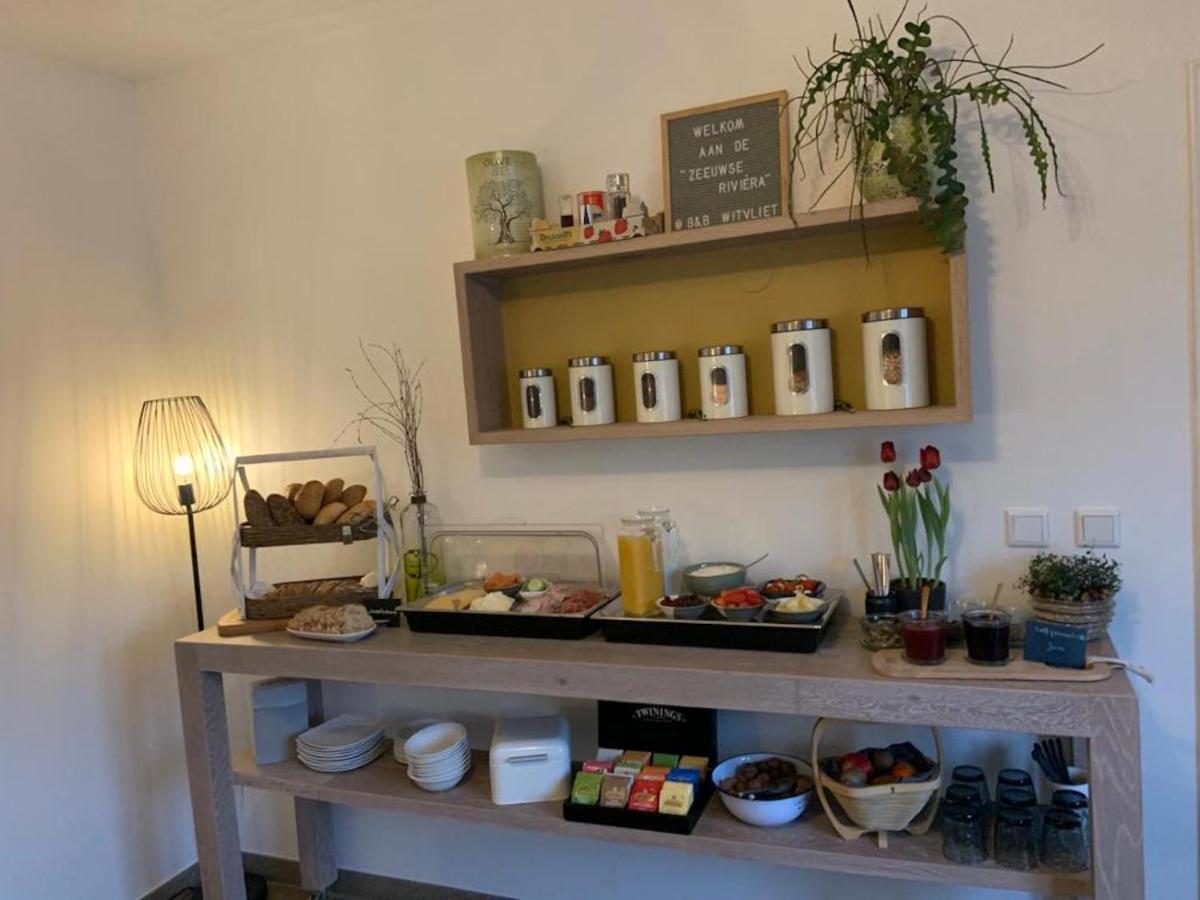 B&B Witvliet, Kamers En Studio Met Heerlijk Ontbijt ! Zoutelande Kültér fotó